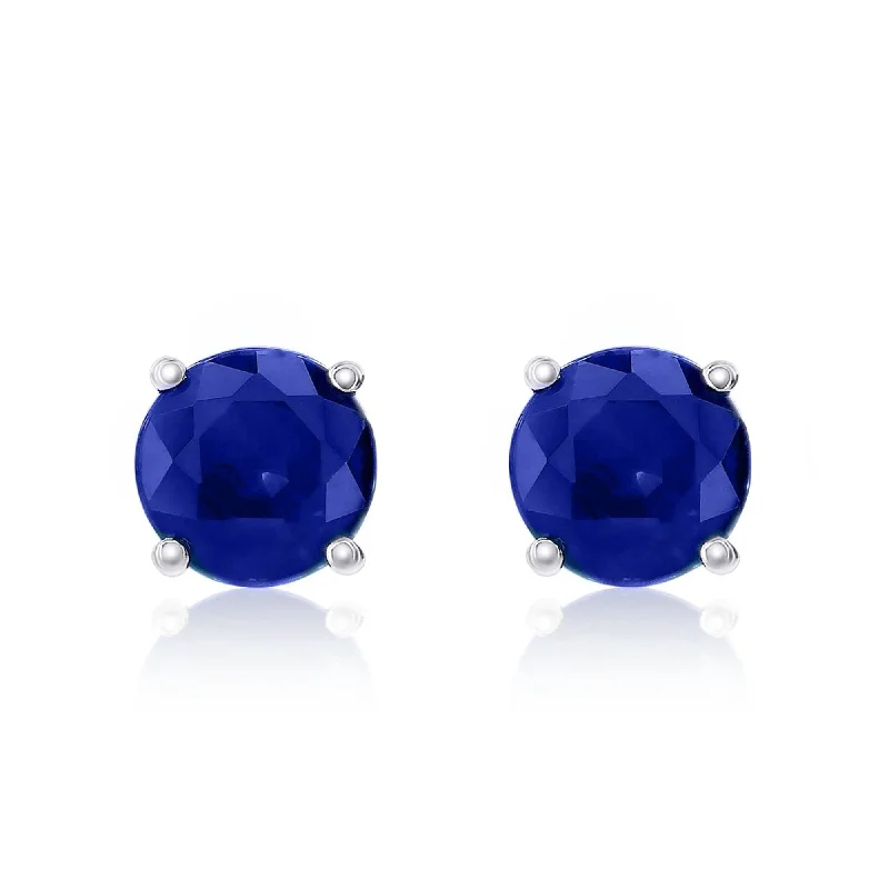 Smyth Jewelers 18k Gold Sapphire Stud Earrings