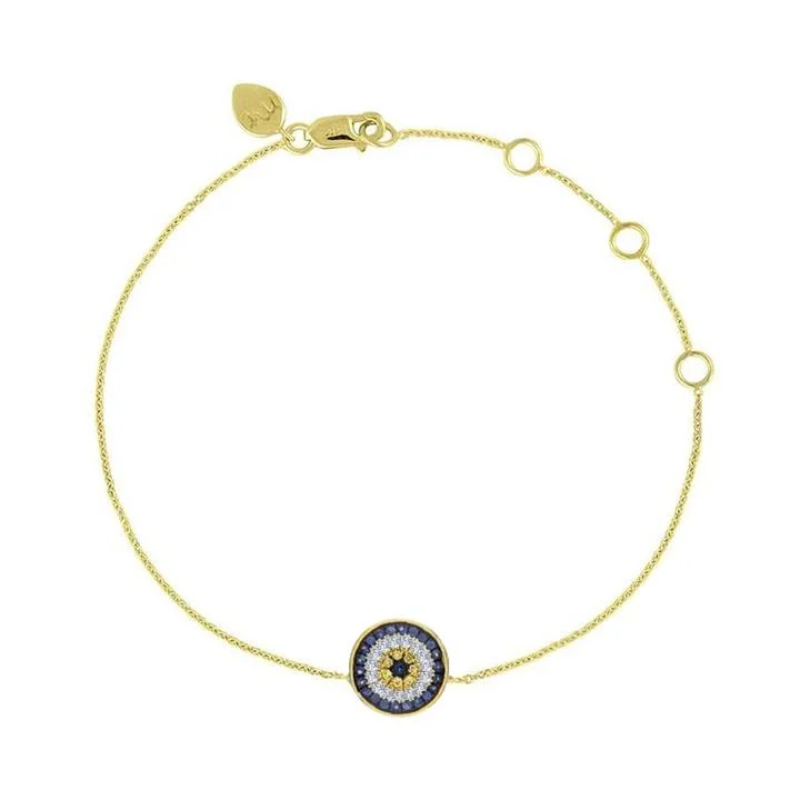 Diamond Evil Eye Bracelet