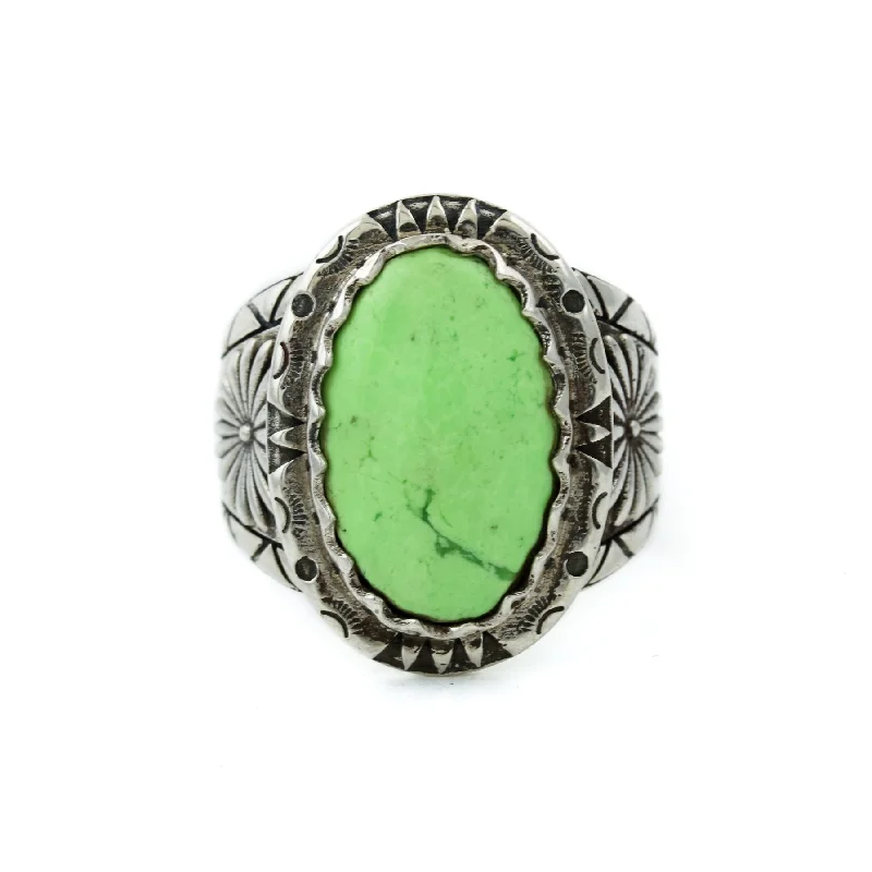 Lemon Chrysoprase "Imperial Seal" Ring