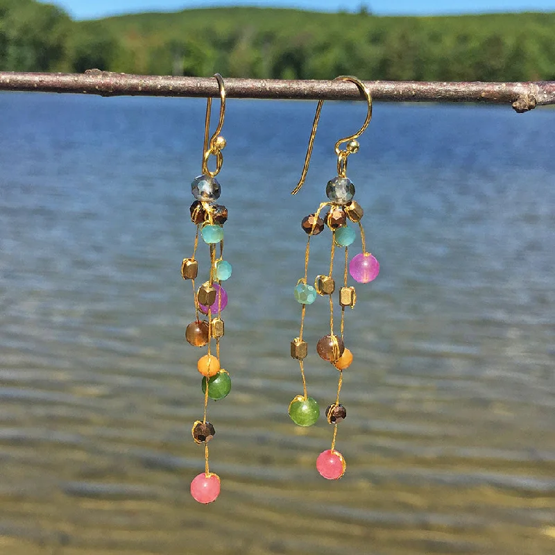 Floating Earrings - Pastel, Thailand