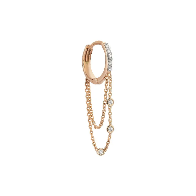 Antoinette Dangling Hoop Earring