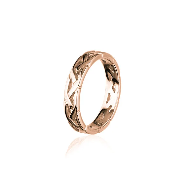 Celtic Rose Gold Ring RR156