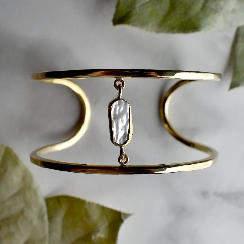 Ilumina Gemstone Cuff Bracelet