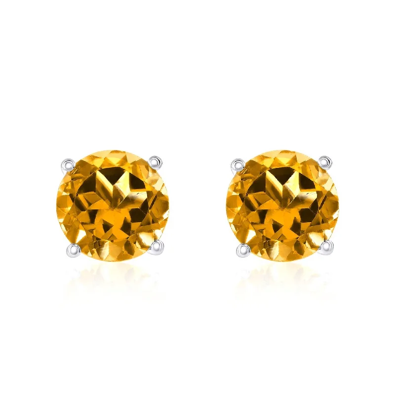 Smyth Jewelers 14k Gold Citrine Stud Earrings