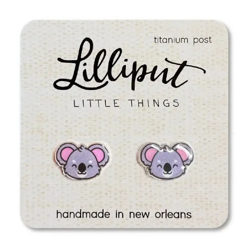 Lilliput Little Things Koala Earrings