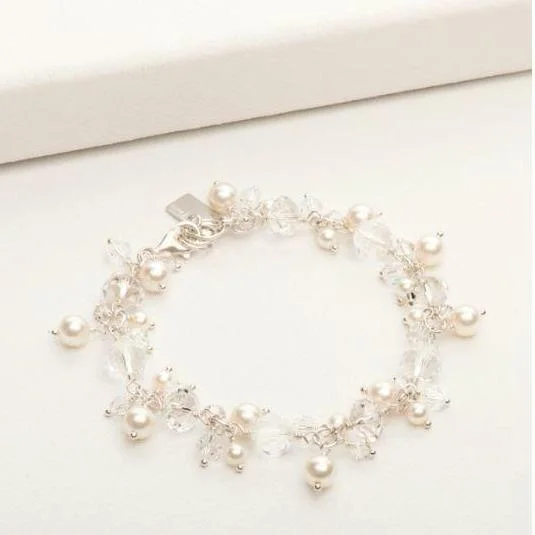 Crystal & Pearl Victoria Bracelet