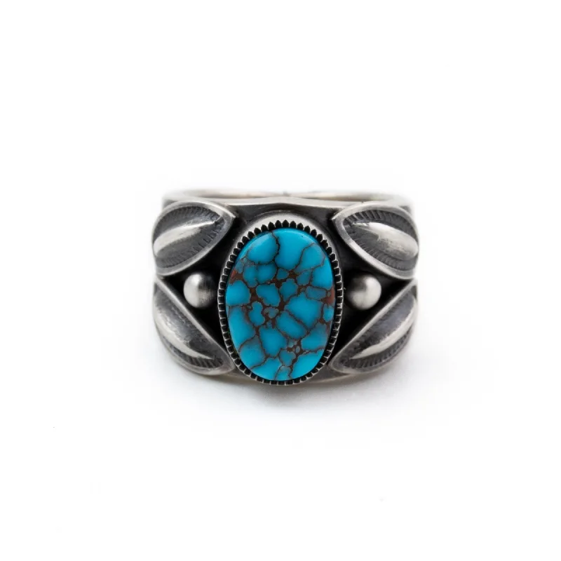 Egyptian Turquoise Contemporary Ring by The Coveted Jacob Morgan