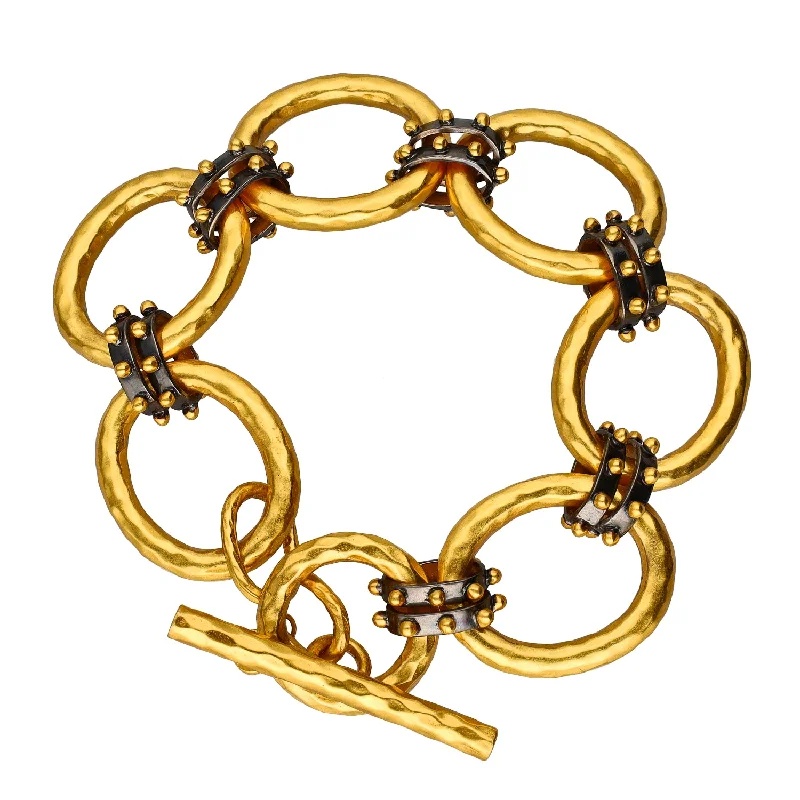 Julie Vos SoHo Collection Mixed Metal Large Link Bracelet