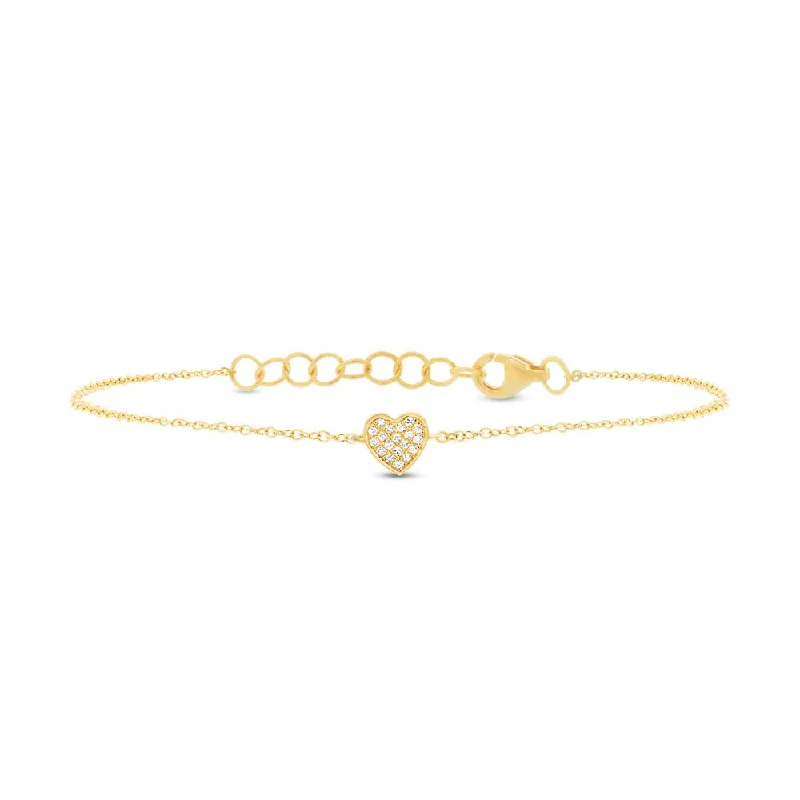 Diamond Heart Bracelet