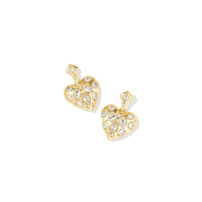 Kendra Scott Holland Heart Drop Earrings