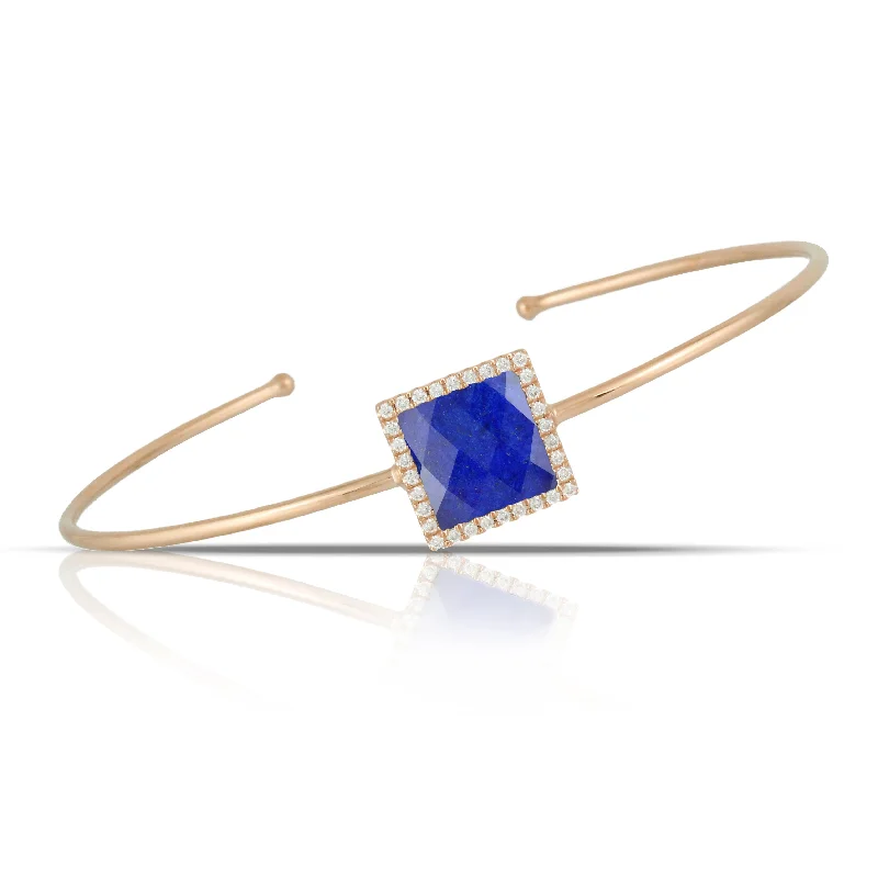 Lapis and Diamond Bracelet