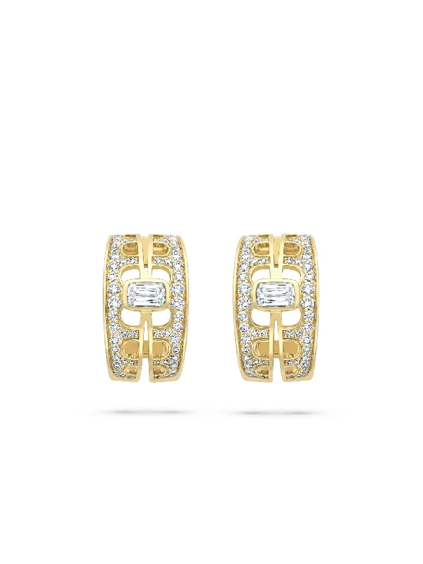 The Boodles National Gallery Collection - Perspective Ashoka Yellow Gold Earrings