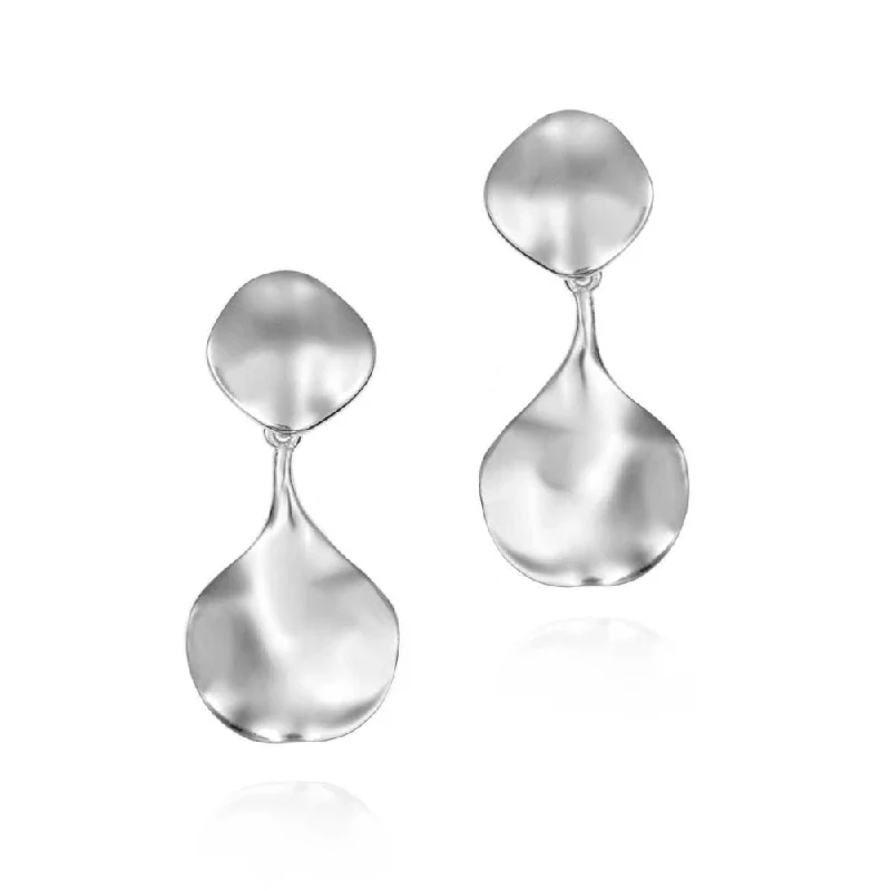 Jorge Revilla Aqua Collection Sterling Silver Earrings