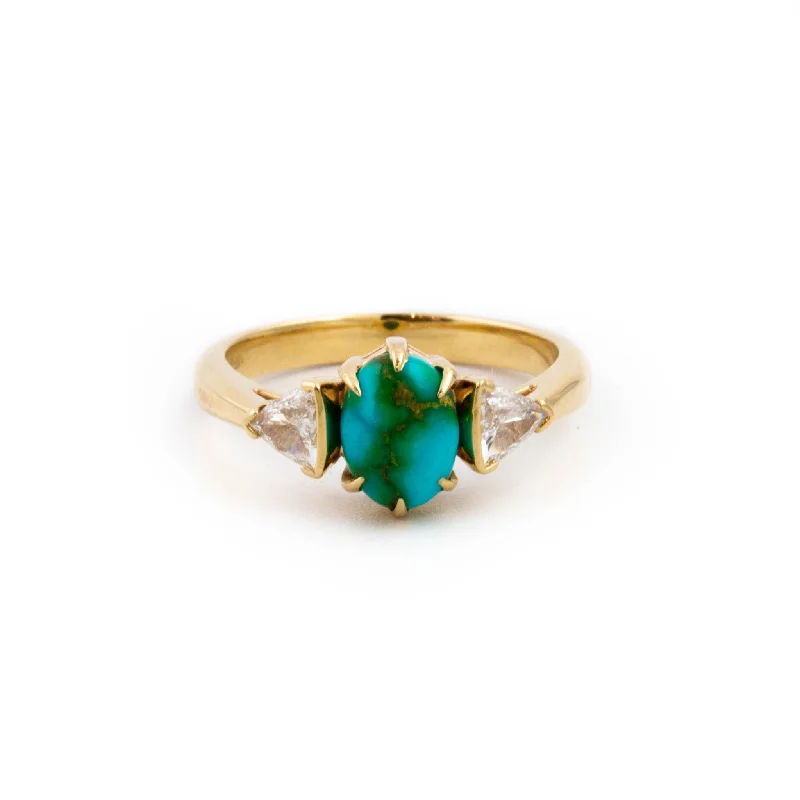 Dreamy Turquoise Diamond Ring