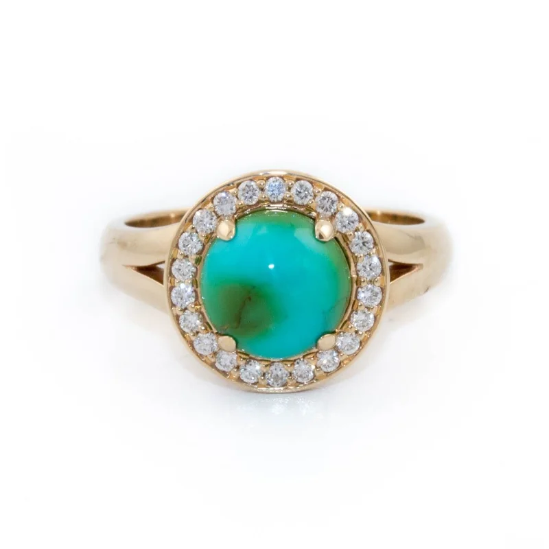 Luna Blue Turquoise Ring