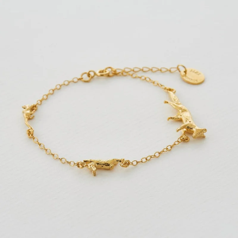 Fox, Rabbit & Mouse Chase Bracelet