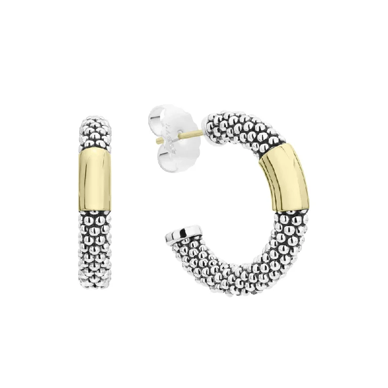 Lagos High Bar Hoop Earrings