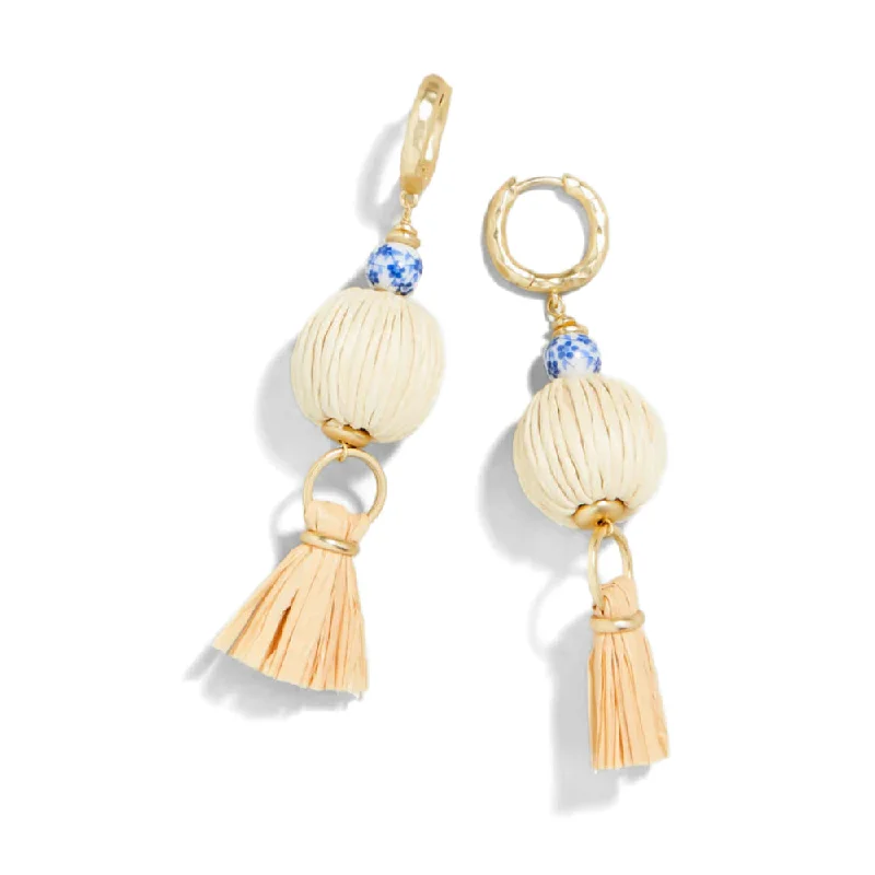 Spartina Summer House Earrings - Natural/Blue