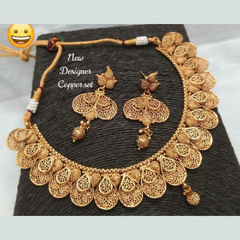 Manisha Jewellery Gold Plated Necklace Set