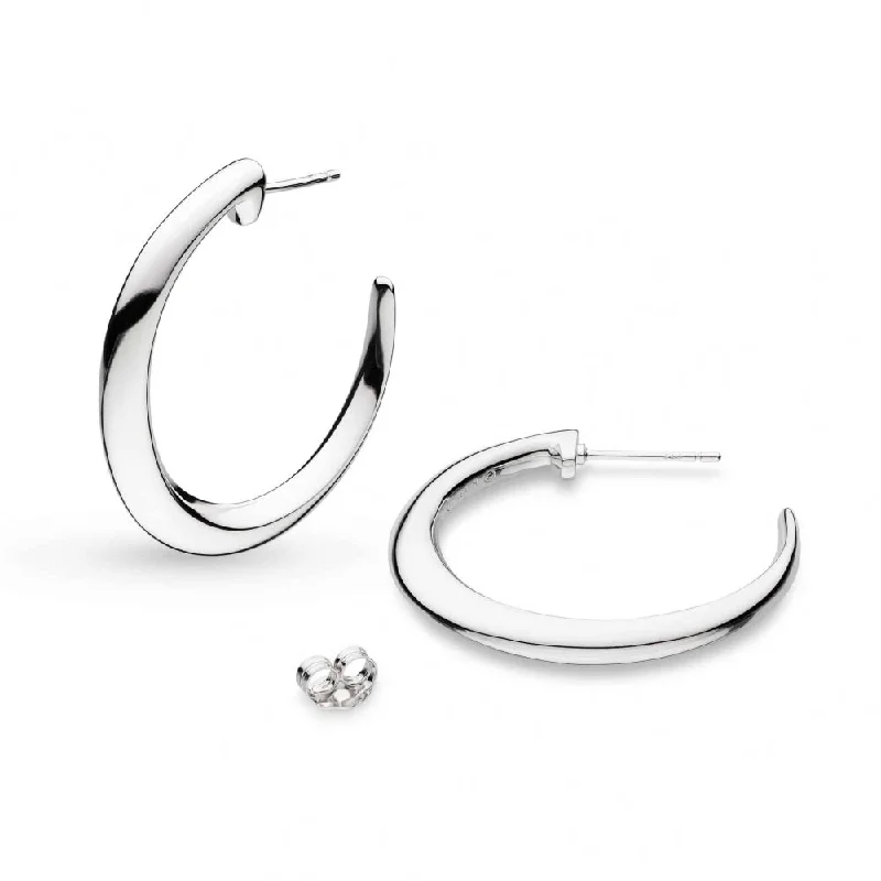 Kit Heath Bevel Cirque Grande Hoop Earrings