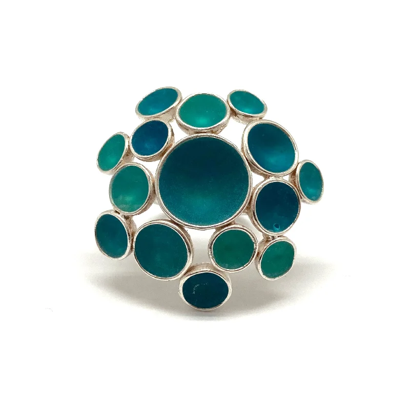 Blue Burst Ring