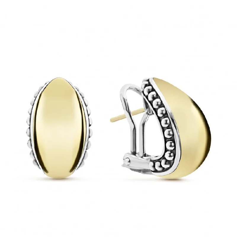 Lagos High Bar Gold Caviar Earrings