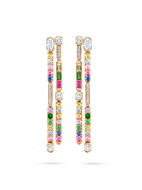 The Boodles National Gallery Collection - Play of Light Rose Gold Diamond Earrings