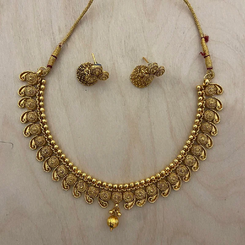 Sai Fashion Gold Plated Necklace Set