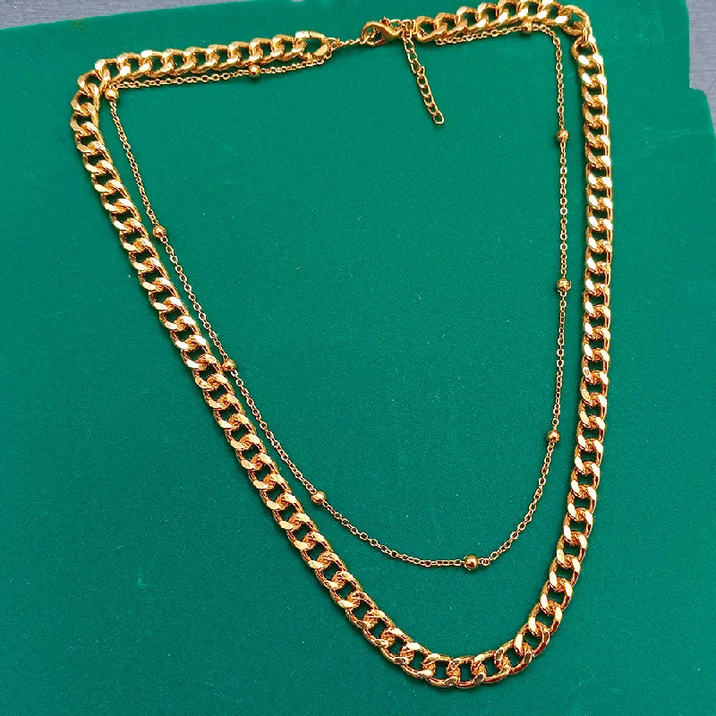 Infinity Gold Plated  Hypoallergenic Nickel Free Necklace