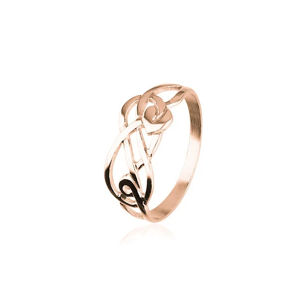 Art Nouveau Rose Gold Ring RR100