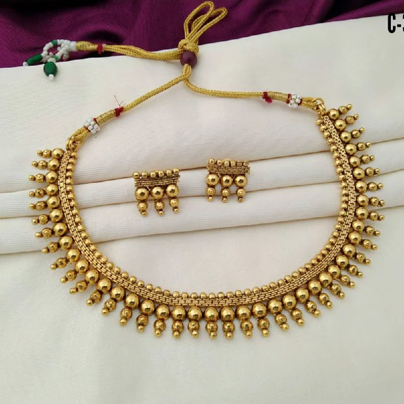 Sai Fashion Gold Plated Necklace Set