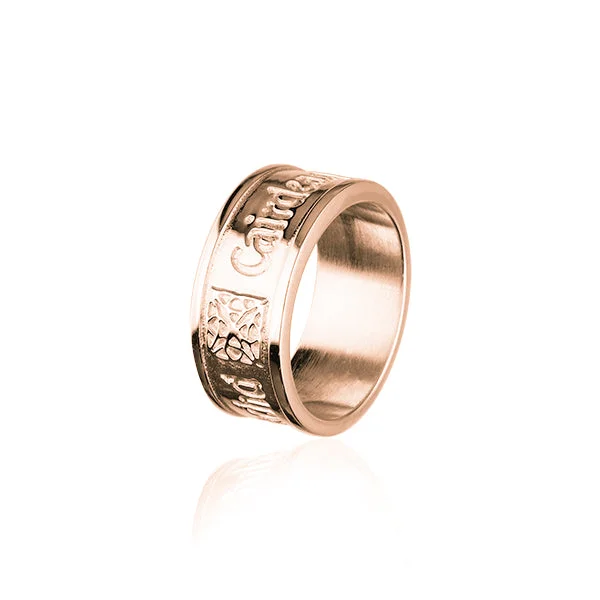 Gaelic Rose Gold Ring RR225