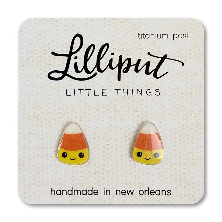 Lilliput Little Things Candy Corn Earrings