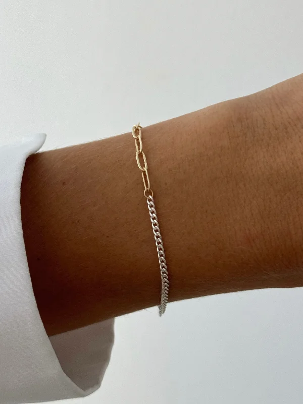 TWO TONED BRACELET