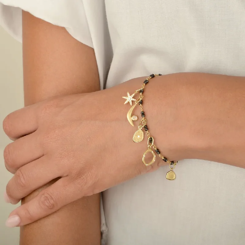 Diamond Pave Star Bracelet