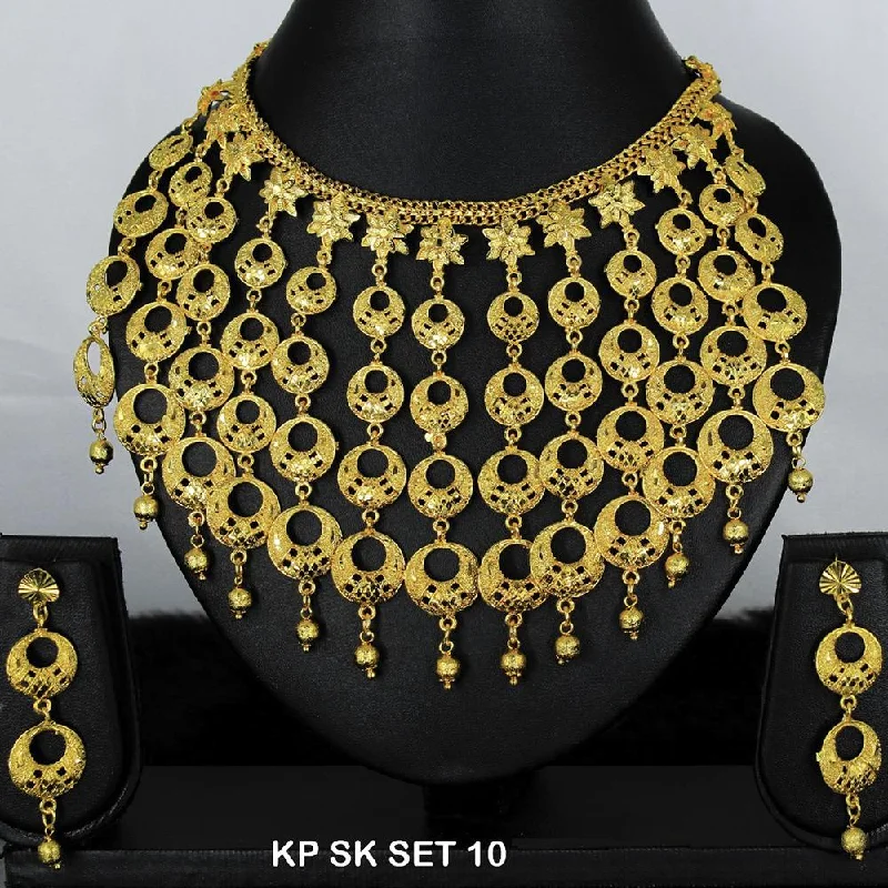 Mahavir Forming Gold Necklace Set - KP SK 10 SET