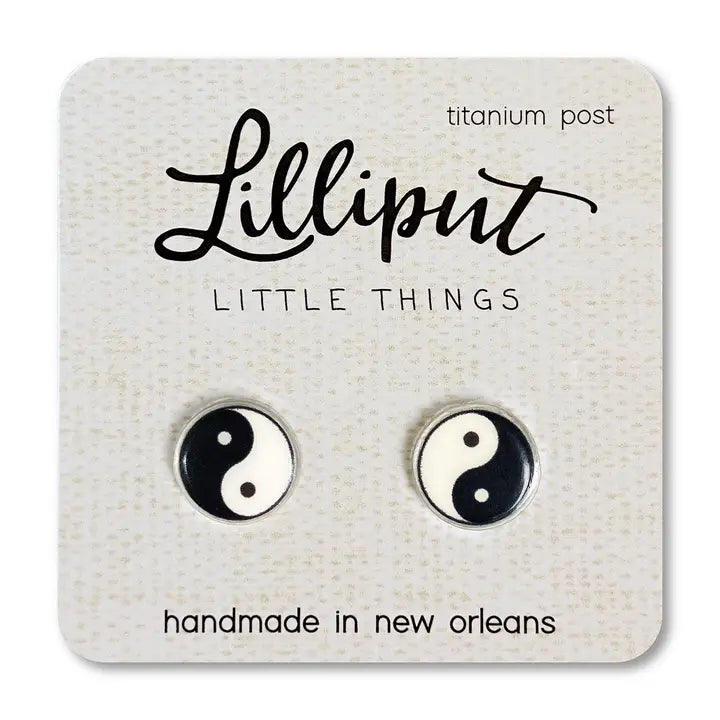 Lilliput Little Things Yin Yang Earrings