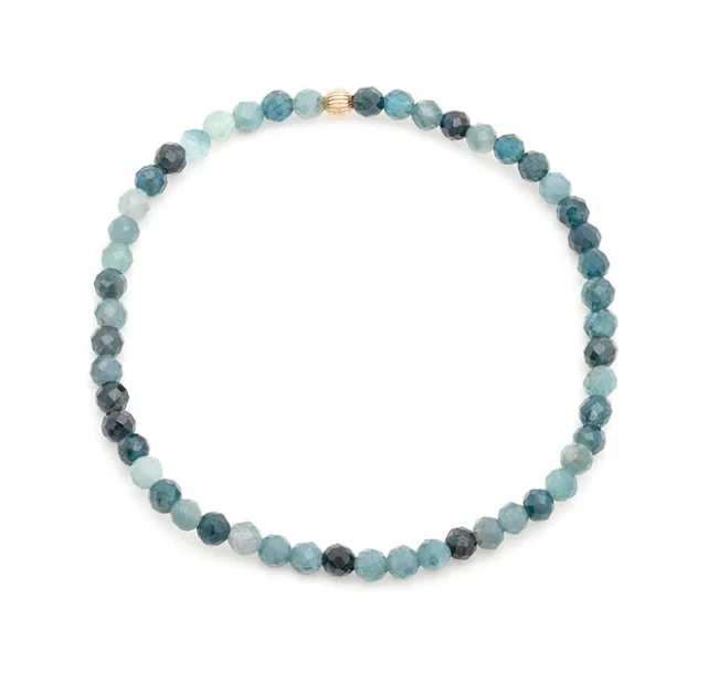 Social Mini Bracelet - Blue Tourmaline