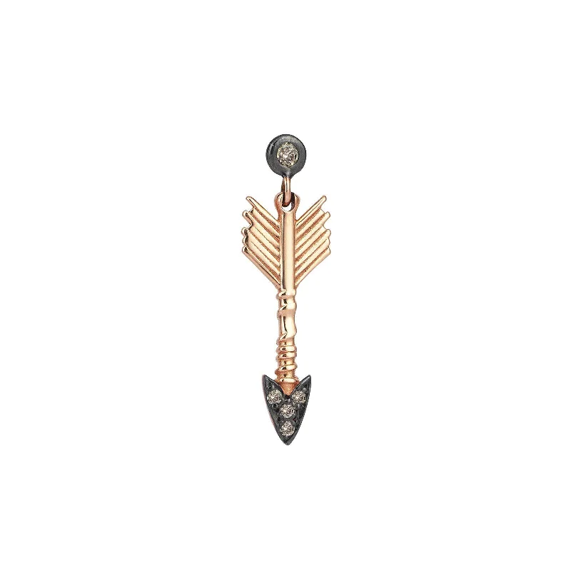 Solitaire Arrow Eardrop