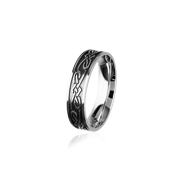 Celtic Silver Ring R401