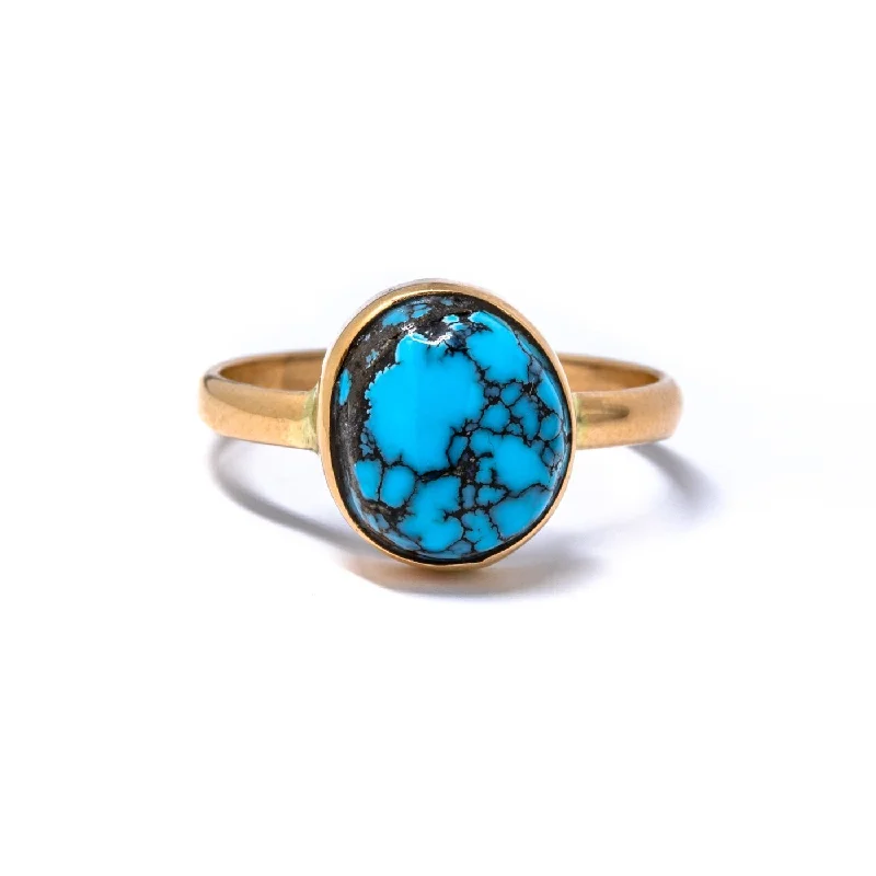 Gold Hubei Turquoise Ring