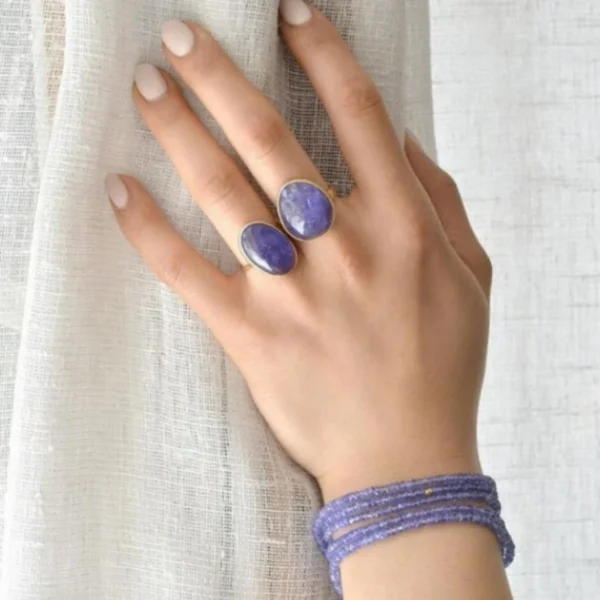 Tanzanite Wrap Bracelet