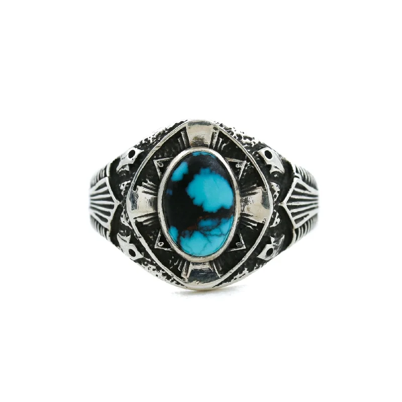 Hubei Turquoise "St. Augustine" Ring