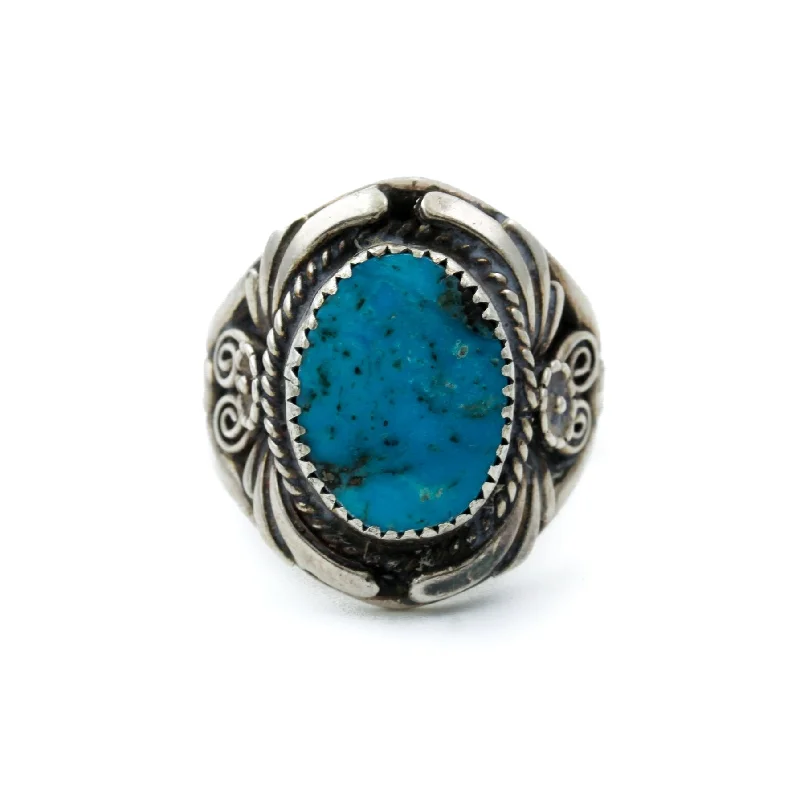 Vintage Kingman Navajo Ring