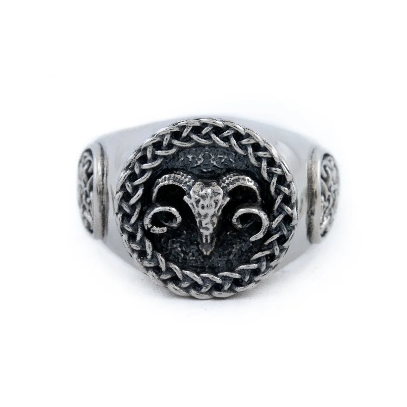 Weaved "Celtic Aries" Ring