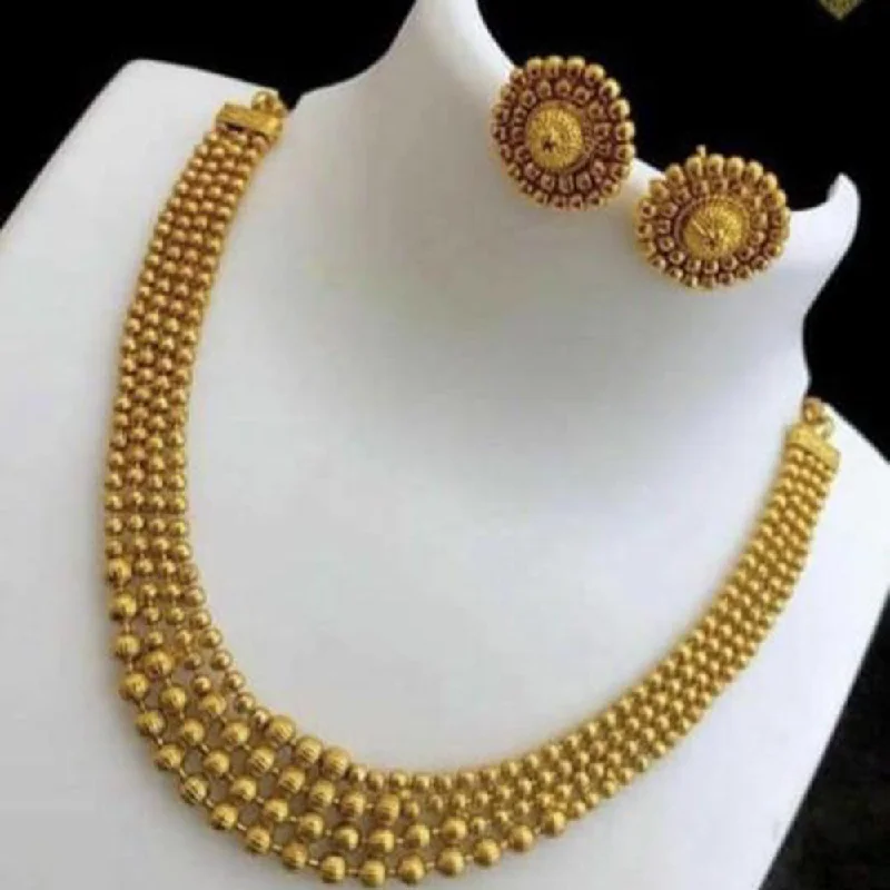 India Art Gold Plated Necklace Set