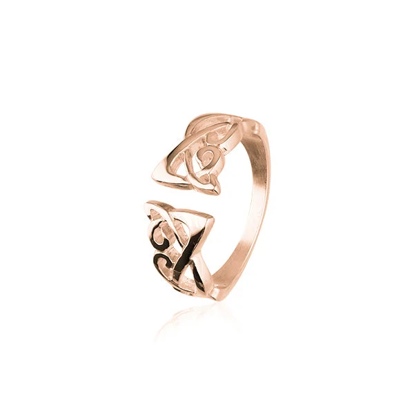 Archibald Knox Rose Gold Ring RR121