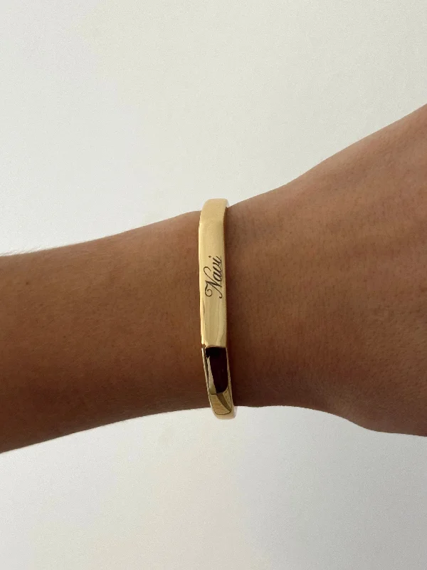 ENGRAVED BANGLE BRACELET