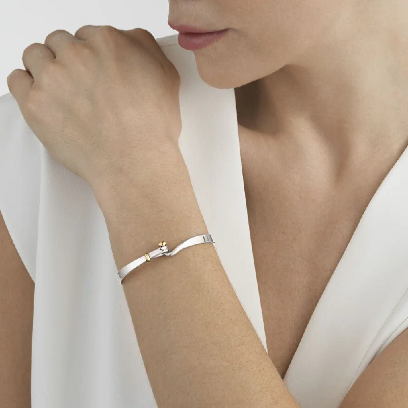 Torun 18K and Silver Bangle