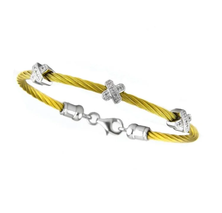 Diamond Cable Bangle